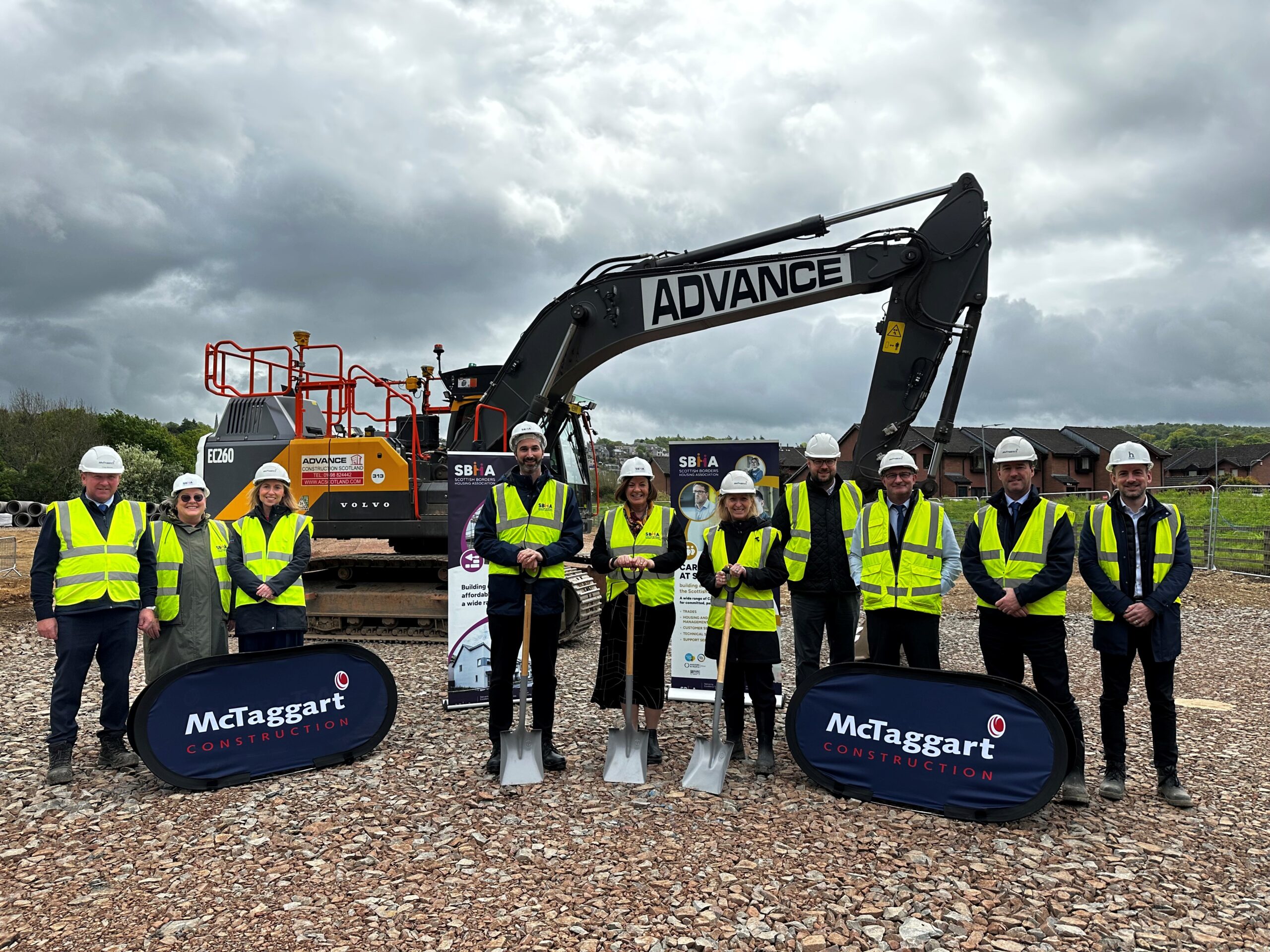 New ground broken on 27 new affordable homes in Selkirk 